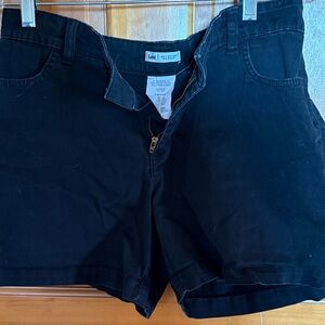 Lee Midnight Black Casual Shorts